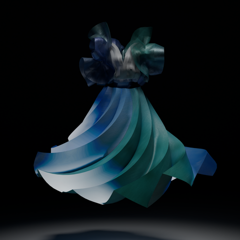 Tourmaline トルマリンボレロトップス&トルマリンスパイラルスカート